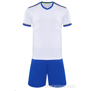 Kit de traje de uniforme de camisetas de futebol do time de design de design